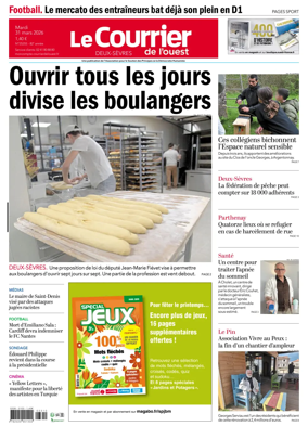 Cover of Le Courrier de l’Ouest (Deux-Sevres)