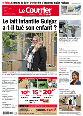 Cover of Le Courrier de l’Ouest (Saumur)