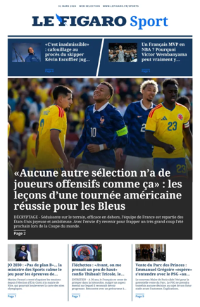 Cover of Le Figaro Sport