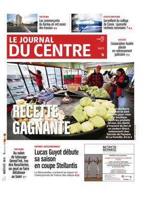 Cover of Le Journal du Centre