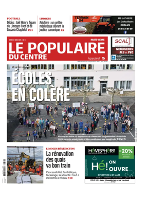 Cover of Le Populaire du Centre (Haute-Vienne)