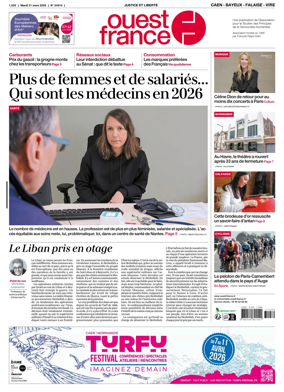 Cover of Ouest France (Caen - Bayeux - Falaise - Vire)