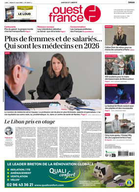 Cover of Ouest France (Dinan)