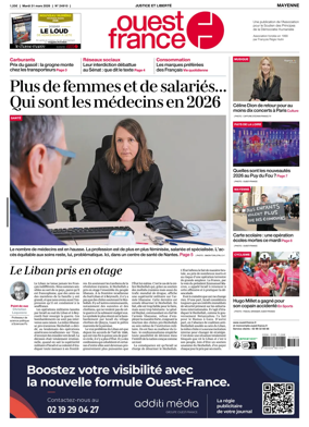 Cover of Ouest France (Mayenne)