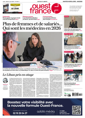 Cover of Ouest France (Nantes Nord-Loire - Ancenis)