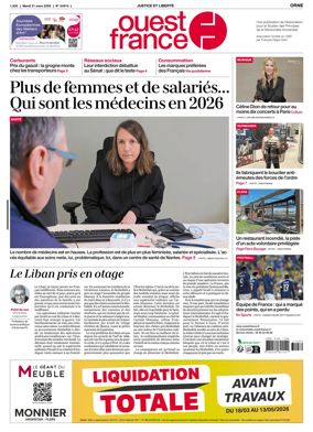 Cover of Ouest France (Orne)