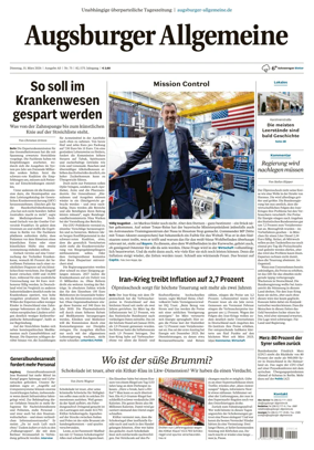 Cover of Augsburger Allgemeine (Ausgabe Stadt)