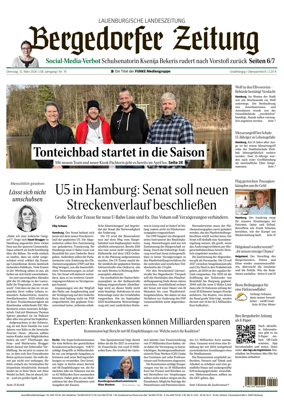 Cover of Bergedorfer Zeitung