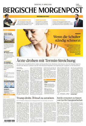 Cover of Bergische Morgenpost Wermelskirchen/Huckeswagen/Radevormwald