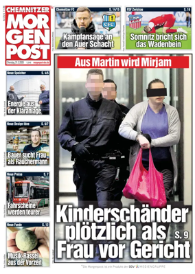 Cover of Chemnitzer Morgenpost