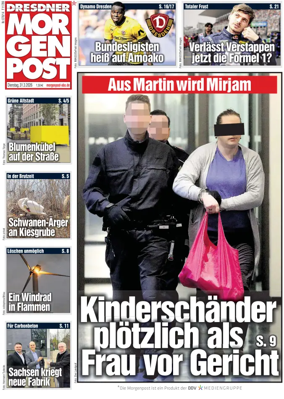 Cover of Dresdner Morgenpost