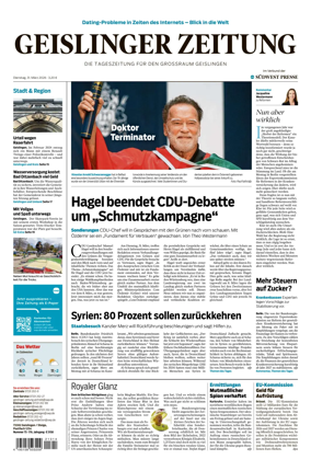 Cover of Geislinger Zeitung