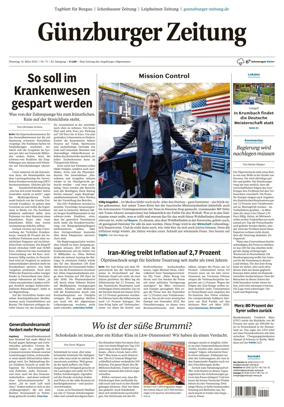 Cover of Guenzburger Zeitung