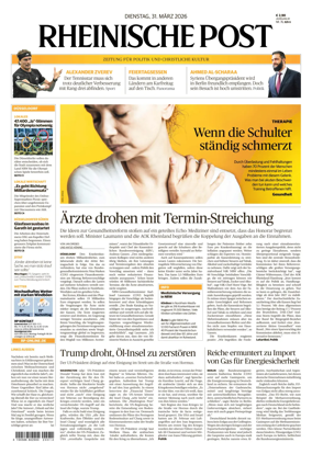 Cover of Rheinische Post – Dusseldorf Stadt