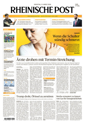 Cover of Rheinische Post - Xanten and Moers