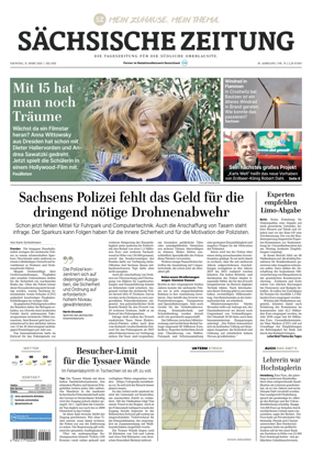 Cover of Sachsische Zeitung (Lobau-Zittau)