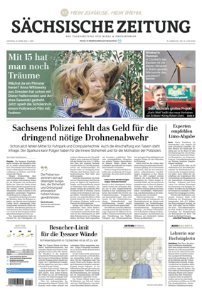 Cover of Sachsische Zeitung (Riesa & Grossenhain)