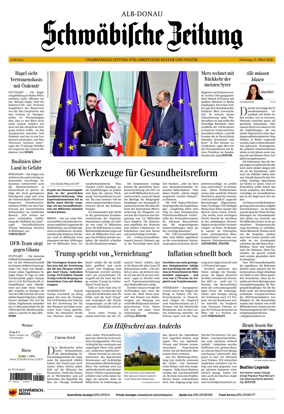 Cover of Schwabische Zeitung (Alb-Donau)