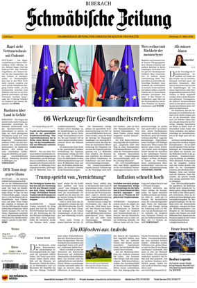 Cover of Schwabische Zeitung (Biberach)