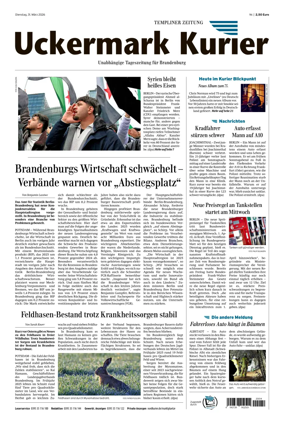 Cover of Templiner Zeitung