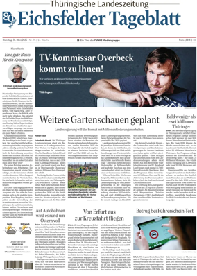 Cover of Thuringische Landeszeitung (Eichsfeld)