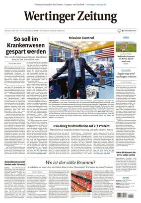 Cover of Wertinger Zeitung