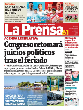 Cover of Diario La Prensa