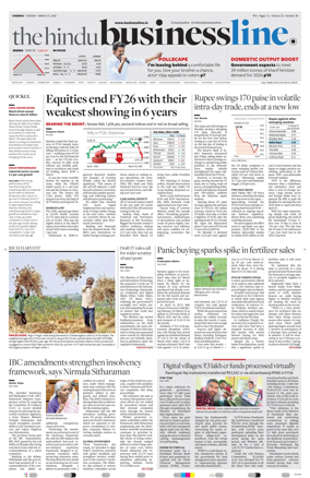 Cover of BusinessLine (Chennai)