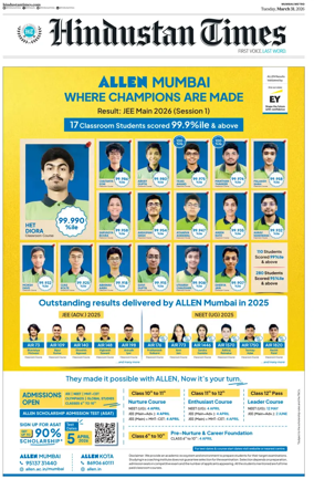 Cover of Hindustan Times ST (Mumbai)