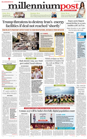 Cover of Millennium Post