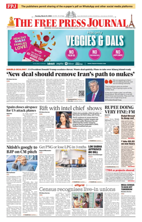 Cover of The Free Press Journal