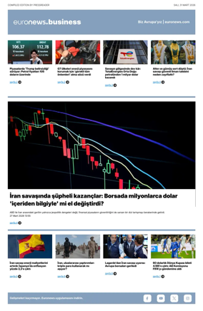 Cover of Euronews Business (Turkish) Compiled Editions