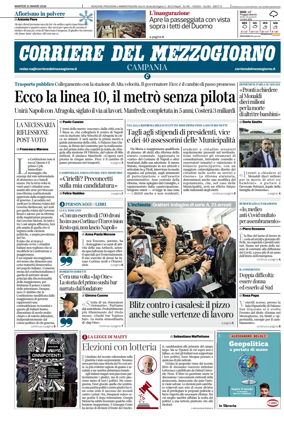 Cover of Corriere del Mezzogiorno (Campania)