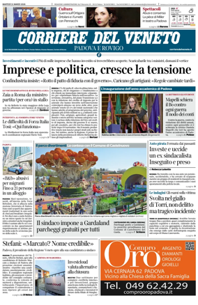 Cover of Corriere del Veneto (Padova e Rovigo)