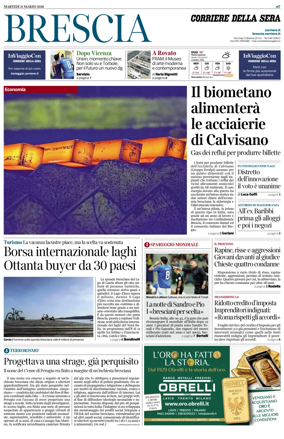 Cover of Corriere della Sera (Brescia)