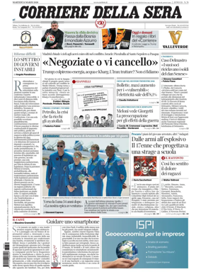 Cover of Corriere della Sera