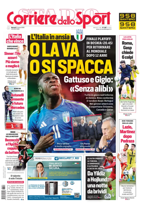 Cover of Corriere dello Sport (Roma)