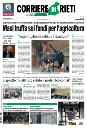 Cover of Corriere di Rieti
