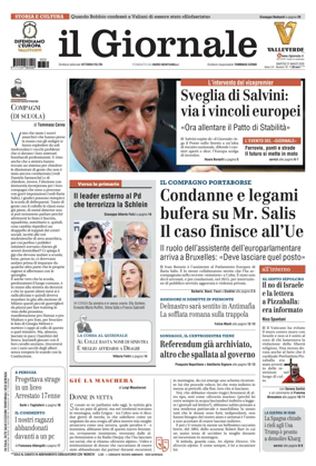 Cover of Il Giornale (Italy)