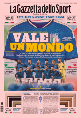 Cover of La Gazzetta dello Sport - Napoli