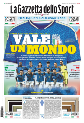 Cover of La Gazzetta dello Sport - Roma