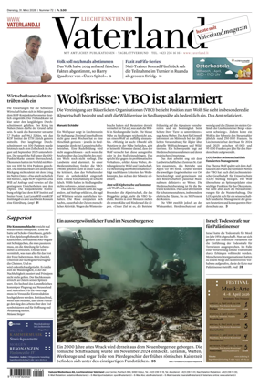 Cover of Liechtensteiner Vaterland