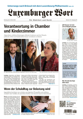 Cover of Luxemburger Wort