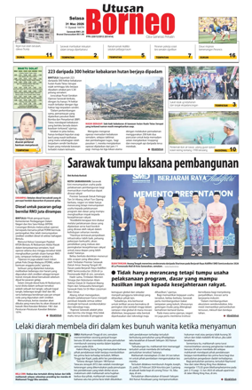 Cover of Utusan Borneo (Sarawak)