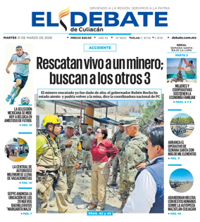 Cover of El Debate de Culiacan
