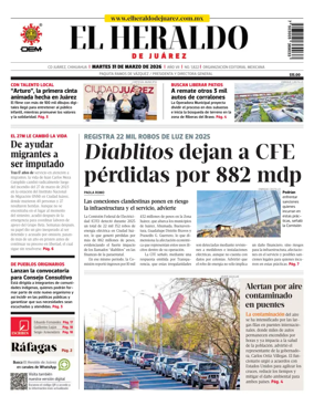 Cover of El Heraldo de Juarez