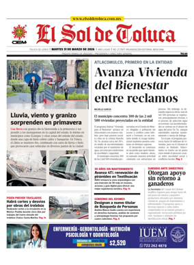 Cover of El Sol de Toluca