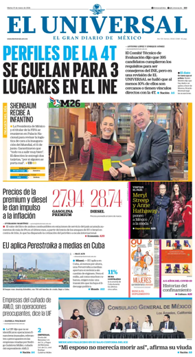 Cover of El Universal