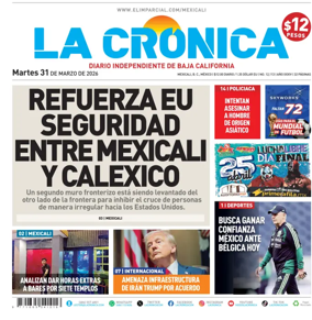 Cover of La Cronica