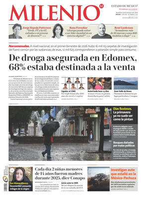Cover of Milenio Edo de Mexico